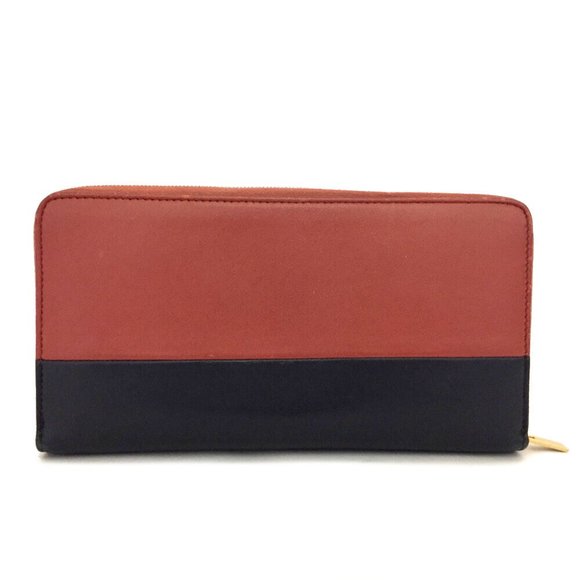 CELINE Bicolor Leather Zippy Zip Around Long Wallet - Picture 4 of 8
